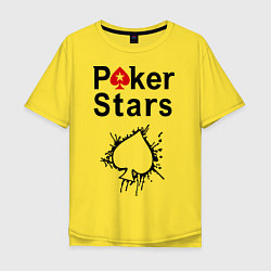 Мужская футболка оверсайз Poker Stars