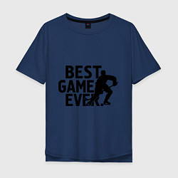 Мужская футболка оверсайз Hockey - best game