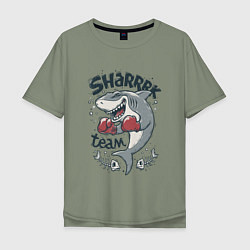 Мужская футболка оверсайз Shark Team