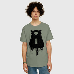 Футболка оверсайз мужская Доктор Кто, цвет: авокадо — фото 2