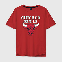 Мужская футболка оверсайз CHICAGO BULLS