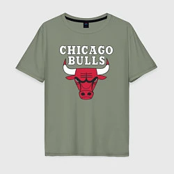 Мужская футболка оверсайз CHICAGO BULLS