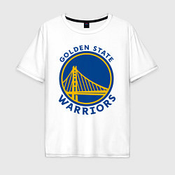 Футболка оверсайз мужская GOLDEN STATE WARRIORS 2020, цвет: белый