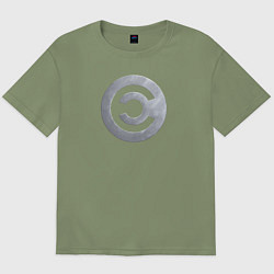 Футболка оверсайз мужская CALDARI, цвет: авокадо