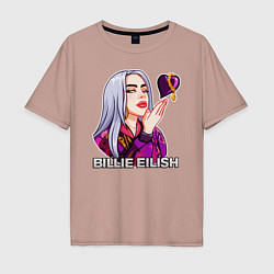 Мужская футболка оверсайз BILLIE EILISH