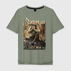 Мужская футболка оверсайз Sabaton - The great war