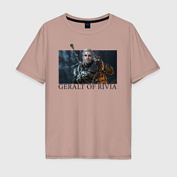Мужская футболка оверсайз GERALT OF RIVIA