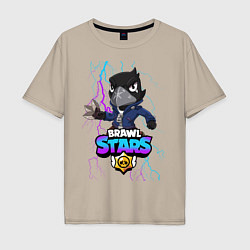 Мужская футболка оверсайз Brawl Stars CROW