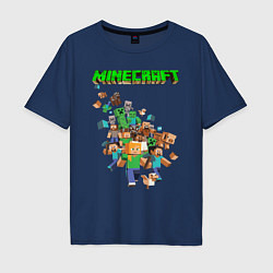 Мужская футболка оверсайз Minecraft