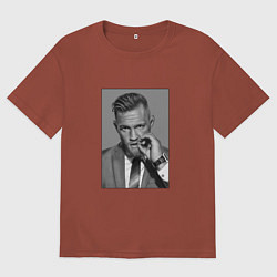 Футболка оверсайз мужская Conor McGregor, цвет: кирпичный