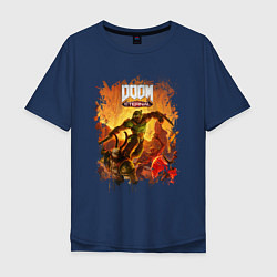 Мужская футболка оверсайз DOOM