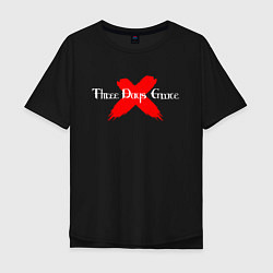 Мужская футболка оверсайз Three Days Grace