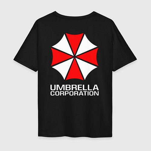 Мужская футболка оверсайз UMBRELLA CORP / Черный – фото 2