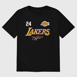 Футболка оверсайз мужская KOBE BRYANT АВТОГРАФ, цвет: черный