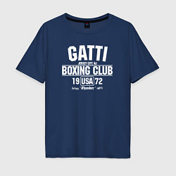 Футболка оверсайз мужская Gatti Boxing Club, цвет: тёмно-синий