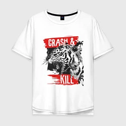 Мужская футболка оверсайз Crash & Kill