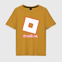 Футболка оверсайз мужская ROBLOX, цвет: горчичный
