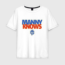 Мужская футболка оверсайз Manny Knows