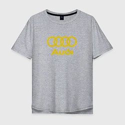 Мужская футболка оверсайз Audi GOLD