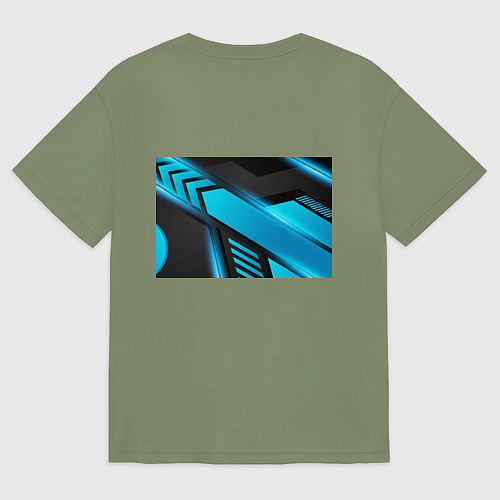 Мужская футболка оверсайз Mercedes-Benz / Авокадо – фото 2