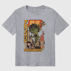 Мужская футболка оверсайз Broccozilla