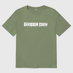 Футболка оверсайз мужская GreenDay, цвет: авокадо
