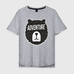 Мужская футболка оверсайз Bear Adventure