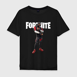 Футболка оверсайз мужская FORTNITE IKONIK, цвет: черный