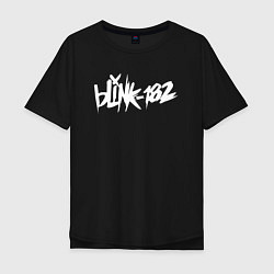 Футболка оверсайз мужская Blink 182, цвет: черный