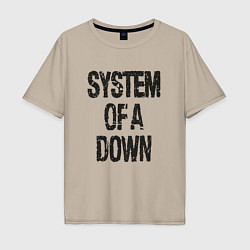 Мужская футболка оверсайз System of a down