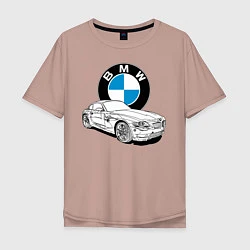 Мужская футболка оверсайз BMW