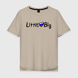 Мужская футболка оверсайз Little Big: Russian