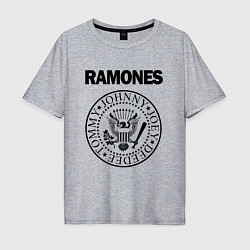 Мужская футболка оверсайз RAMONES