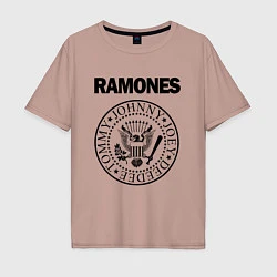 Мужская футболка оверсайз RAMONES