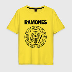 Мужская футболка оверсайз RAMONES