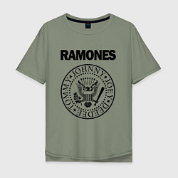 Мужская футболка оверсайз RAMONES