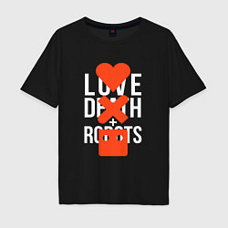 Мужская футболка оверсайз LOVE DEATH ROBOTS LDR