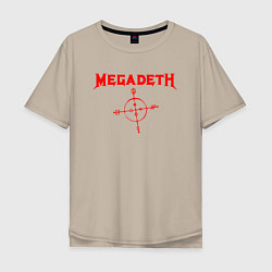 Мужская футболка оверсайз Megadeth