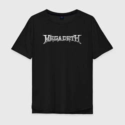 Мужская футболка оверсайз Megadeth