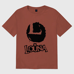 Футболка оверсайз мужская Louna, цвет: кирпичный