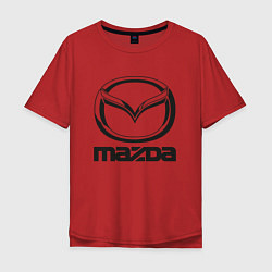 Мужская футболка оверсайз MAZDA LOGO