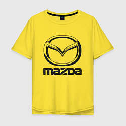 Мужская футболка оверсайз MAZDA LOGO