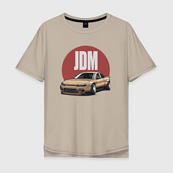 Мужская футболка оверсайз JDM