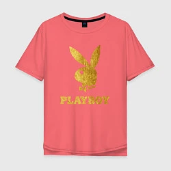 Мужская футболка оверсайз PLAYBOY GOLD