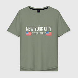 Мужская футболка оверсайз NEW YORK