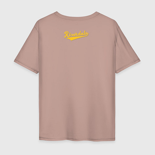 Мужская футболка оверсайз RIVERDALE / Пыльно-розовый – фото 2
