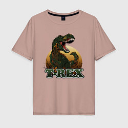 Мужская футболка оверсайз T-Rex