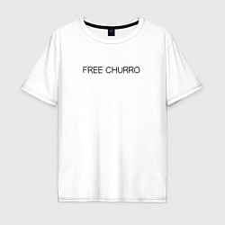 Мужская футболка оверсайз Free Churro Конь БоДжек