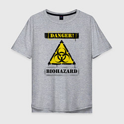 Мужская футболка оверсайз Biohazard