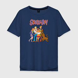 Мужская футболка оверсайз Scooby-Doo